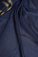 Blue Cashmere Neck Warmer Wrap Shawl Scarf 3