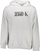 White Cotton Men's Hoodie 1