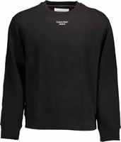 Black Cotton Men's Sweatshirt 1