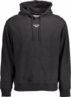 Black Cotton Men Sweatshirt 1