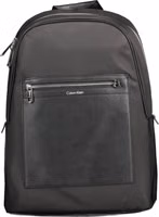 Black Polyester Men Backpack 1
