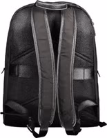 Black Polyester Men Backpack 2