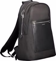 Black Polyester Men Backpack 3