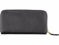 Black Leather Women Wallet 2
