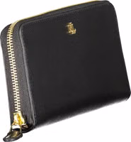 Black Leather Women Wallet 3
