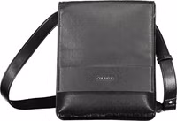 Black Polyester Mens Shoulder Bag 1