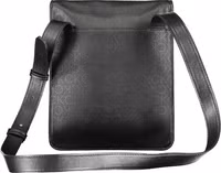 Black Polyester Mens Shoulder Bag 2