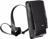 Black Polyester Mens Shoulder Bag 3