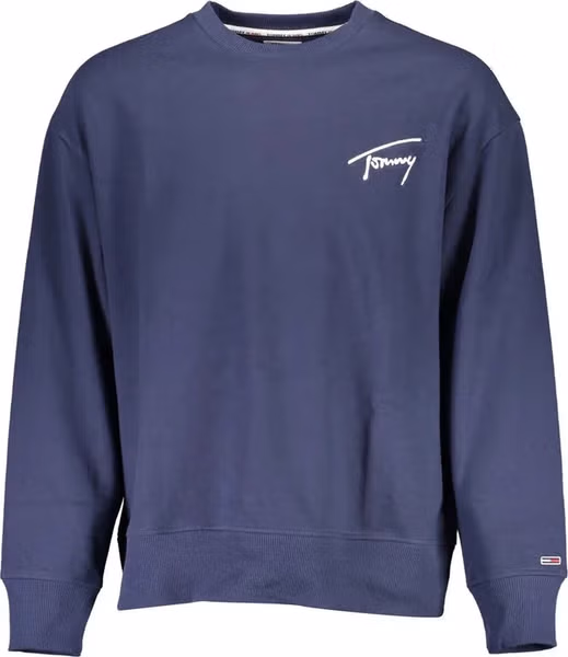 Blue Cotton Men's Sweatshirt