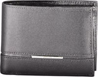 Black Leather Men Wallet 1