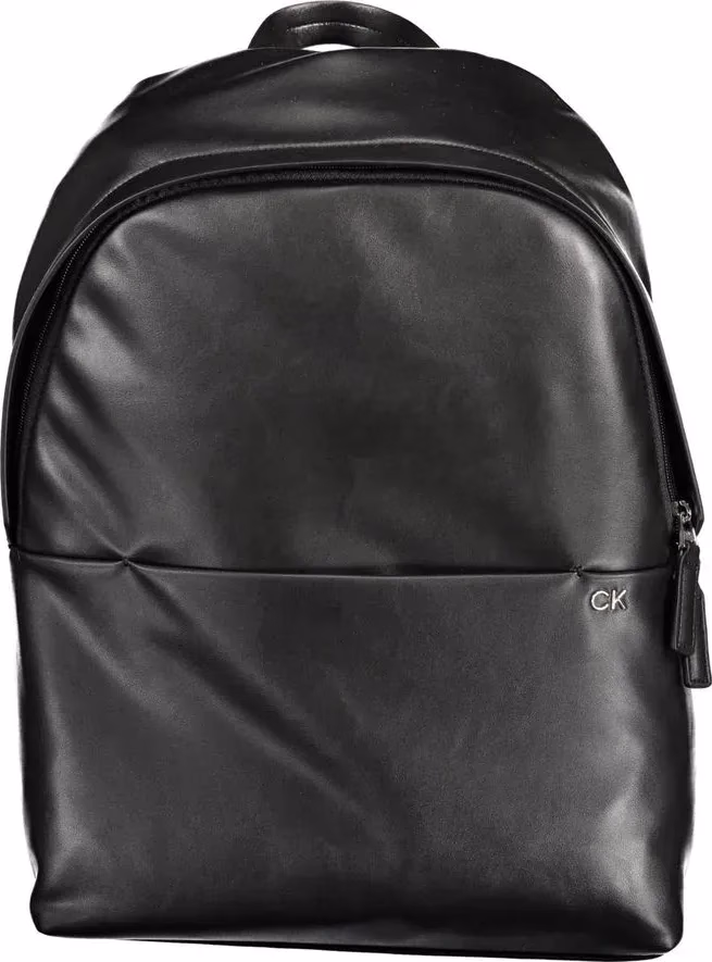 Nero Polyester Men Backpack