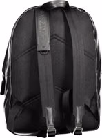 Nero Polyester Men Backpack 2