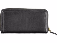 Black Polyurethane Women Wallet 2