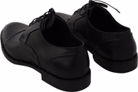 Black Leather Derby Formal Shoes 3