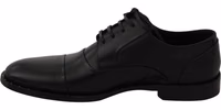 Black Leather Derby Formal Shoes 5