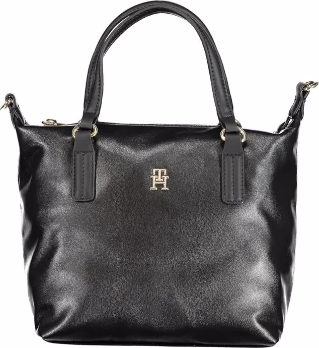 Nero Poliestere Woman Handbag
