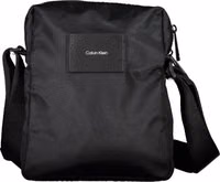 Black Polyester Men's Shoulder Bag 1