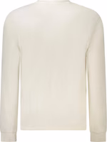 White Cotton Men's Long-Sleeve T-Shirt 2