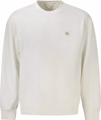 White Cotton Men's Sweatshirt