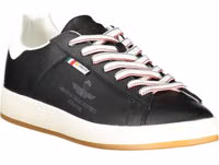 Black Polyurethane Men's Sneaker 2