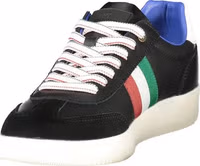 Black Leather Men Sneaker 3
