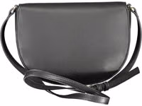 Black Polyurethane Women Shoulder Bag 2