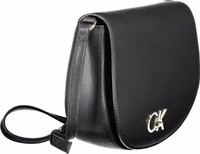 Black Polyurethane Women Shoulder Bag 3