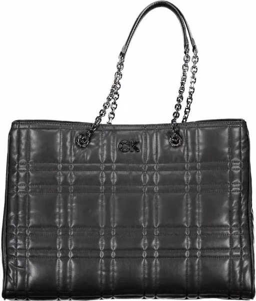 Nero Polyester Woman Handbag