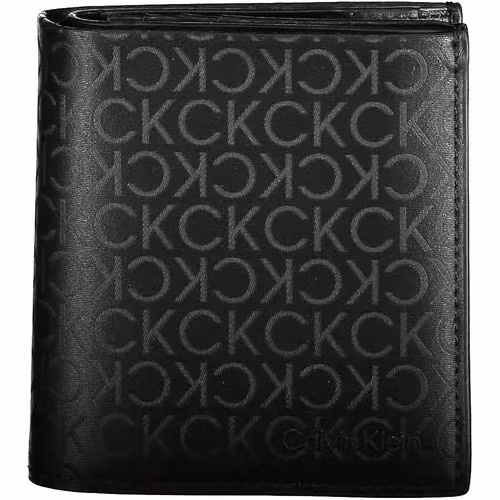Black Polyurethane Men Wallet