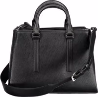 Nero Poliestere Women Handbag 2