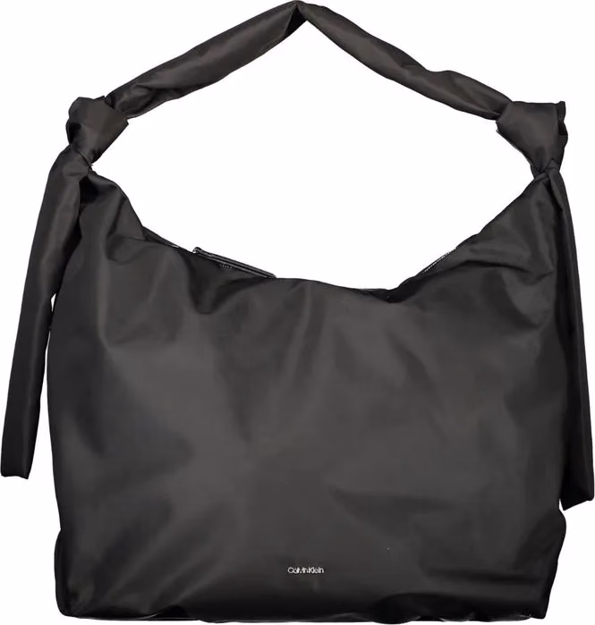 Black Polyester Women's Shoulder Bag
