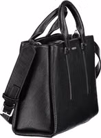 Nero Poliestere Women Handbag 3