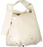 Beige Polyester Women Handbag 3