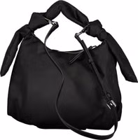 Black Polyester Women Handbag 2
