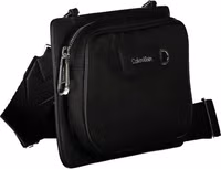 Black Polyester Men's Shoulder Bag 3