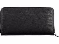 Black Polyurethane Women Wallet 2