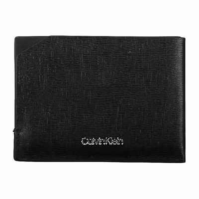 Black Leather Men Wallet