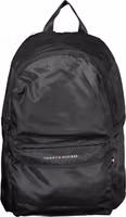 Black Polyester Men Backpack 1