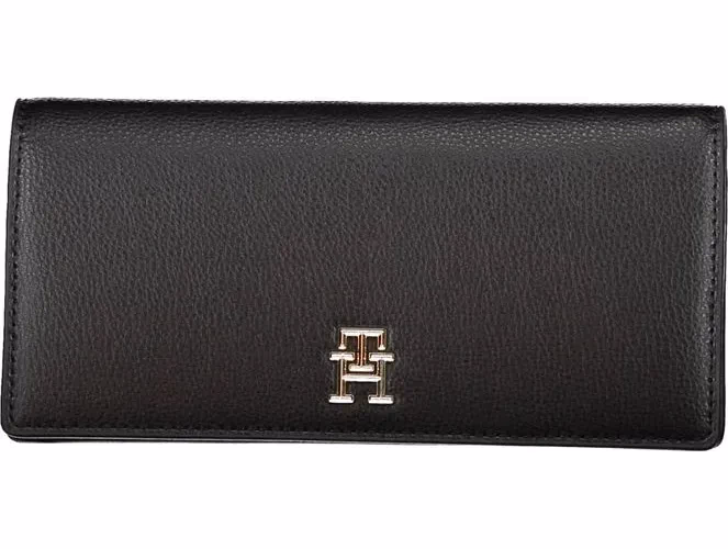 Black Polyurethane Women Wallet