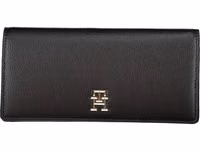 Black Polyurethane Women Wallet 1