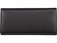 Black Polyurethane Women Wallet 2