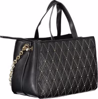 Nero Poliuretano Donna Bag with Adjustable and Removable Strap 3