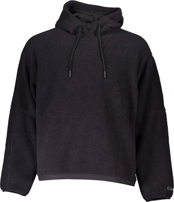 Black Polyester Men's Sweatshirt