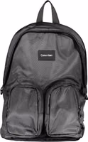 Nero Polyester Mens Backpack 1