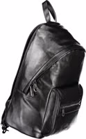 Black Polyester Men's Backpack 3