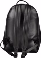 Black Polyester Men's Backpack 2