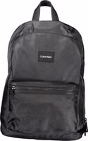 Black Polyester Men's Backpack 1