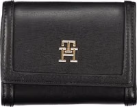 Black Polyurethane Women Wallet 1