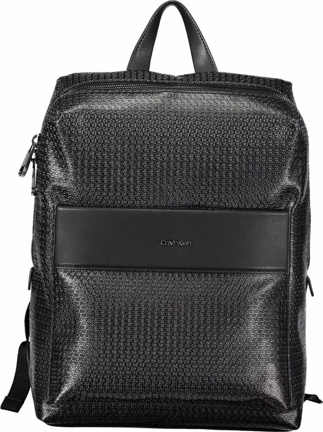 Nero Polyester Men's Backpack