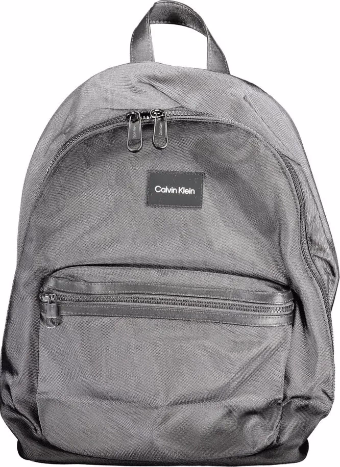 Nero Polyester Men Backpack